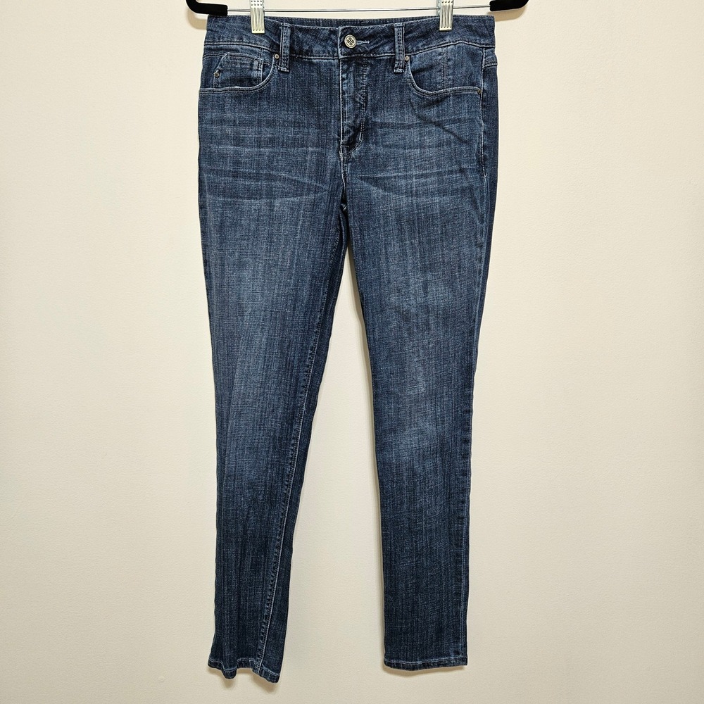 Laurie‎ Felt Classic Boyfriend Jeans Dark Wash Vital Stretch Denim Womens S 4